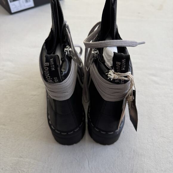 Rick Owens Dr Martens 1460 DRKSHDW Quad Sole Steel Toe Boot Size 7 Men's NEW - Picture 7 of 11